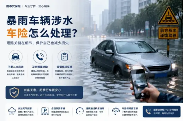 车辆泡水、被砸、自燃，车损险到底赔不赔？搞懂赔付边界少踩坑