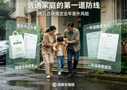 普通家庭的第一道防线：用几百块搞定全年意外风险