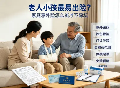 老人小孩最易出险？家庭意外险到底保什么、怎么挑才不踩坑？