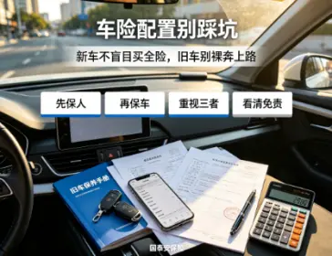 拒绝“裸奔”驾驶，老司机私藏的这份车险加减法请收好
