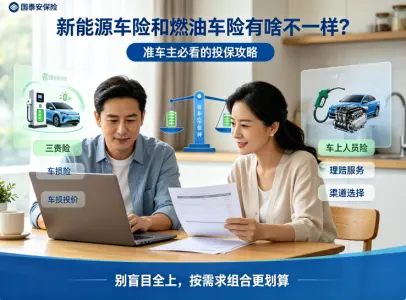 新能源车险和燃油车险有啥不一样？准车主必看的投保攻略